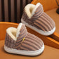 Fabric slippers for children, boys and girls, are soft and non-slip