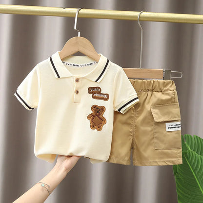 baby Boy Summer Clothes Set Cute Cartoon