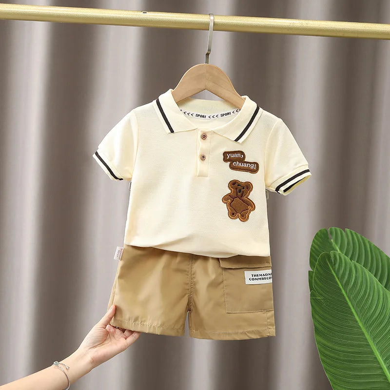 baby Boy Summer Clothes Set Cute Cartoon