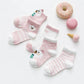 5Pairs for Infant Baby Socks from Cotton Mesh Cute Newborn Boy Toddler Socks