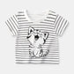 Kids Clothes Summer Cartoon Tops Short Sleeve Clothes