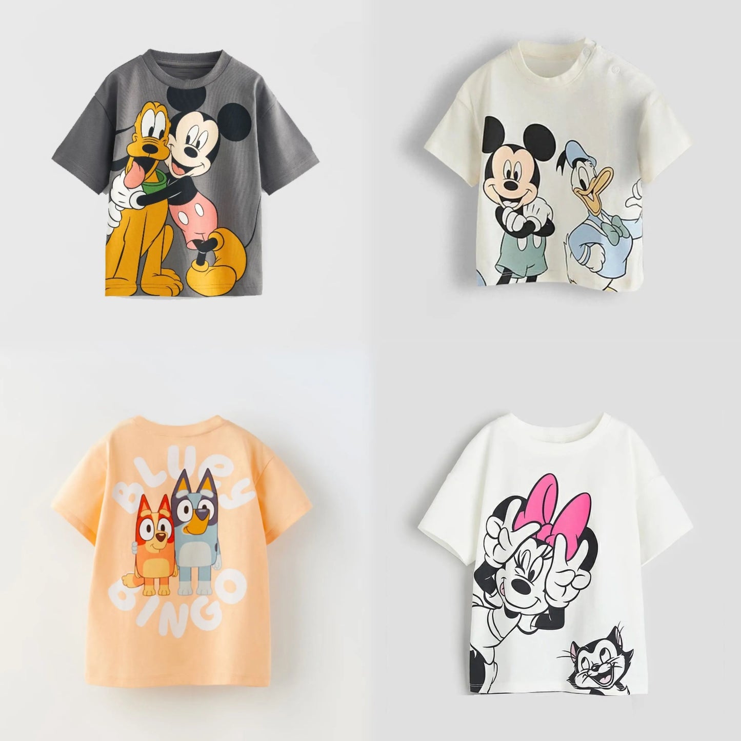 New Tees for Children Printing Cute Toddler Casual Loose