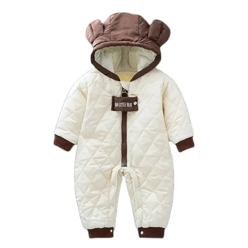 Baby Bear Thicken Cotton Jumpsuit