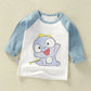 Children's T-Shirt Cartoon with Tops Long Sleeve Baby