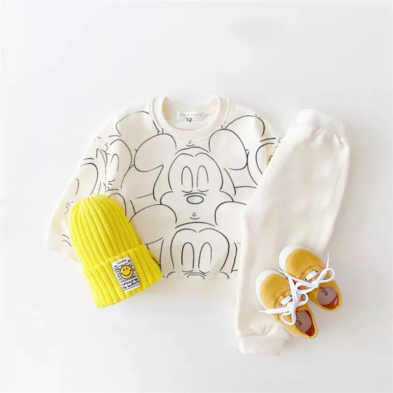 Cartoon Baby Printed Casual Set