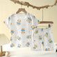 Summer Cotton Safe Baby Clothes  Set Cute Cartoon