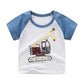 Kids Clothes Summer Cartoon Tops Short Sleeve Clothes