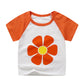 Kids Clothes Summer Cartoon Tops Short Sleeve Clothes